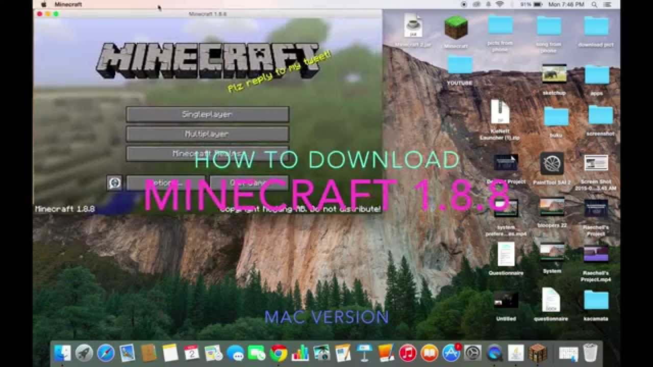 How to download 1.8 minecraft