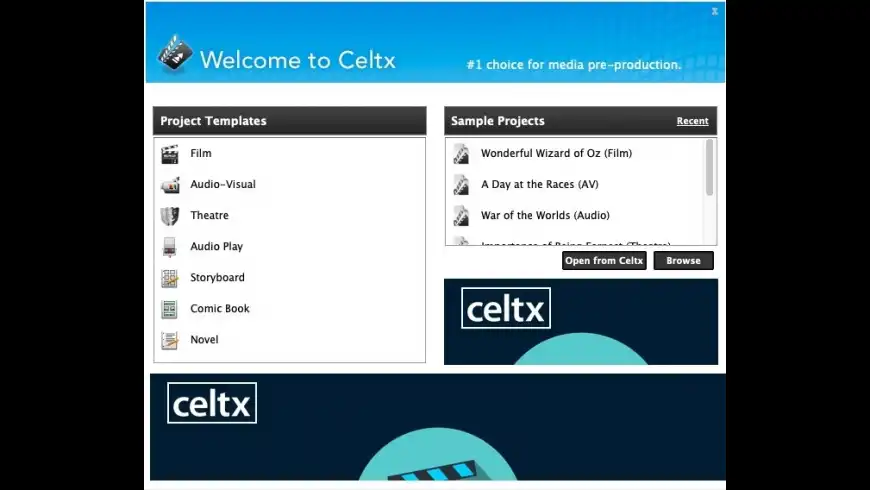 Download Celtx 2.9.7 Mac